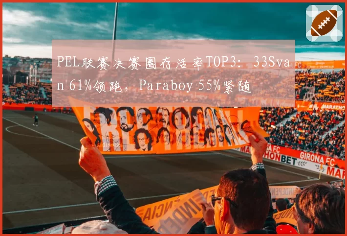 PEL联赛决赛圈存活率TOP3:33Svan 61%领跑,Paraboy 55%紧随